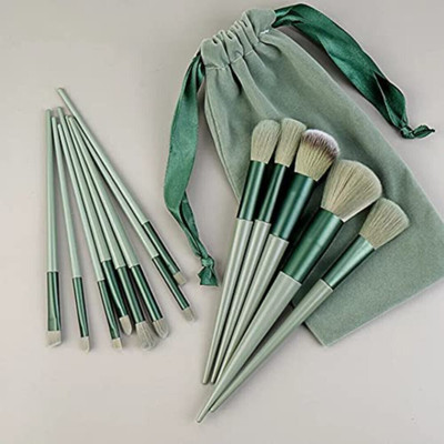 Zailie Professional 13pc Celebrity Makeup Brush Set with soft fluffy pouch(Pack of 13)