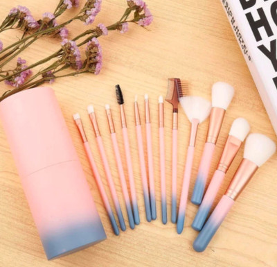 ghorela Makeup Brush Set with multi colour AG Storage Box (Pack of 12)(Pack of 1)