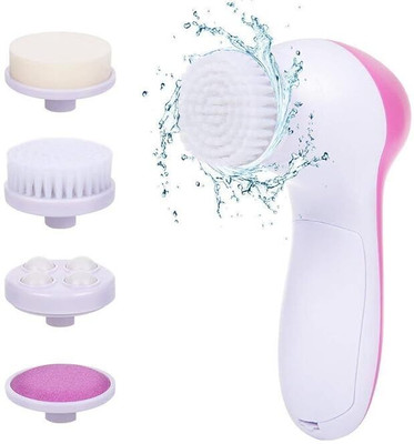 KPI 5 in 1 Portable Small Electric Multifunction Facial cleaner(Pack of 5)