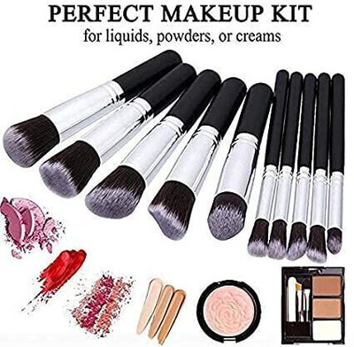 bAIRSTOW Makeup Brush Applicator Set of 10 with Premium(Pack of 10)
