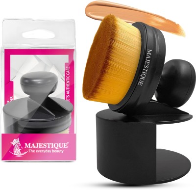 MAJESTIQUE Professional Foundation Blender Brush with Protective Stand(Pack of 1)