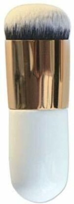 EverGlowy Women's & Girl's 1 Round White Foundation Cosmetic Makeup Brush - (Pack of 1)(Pack of 1)