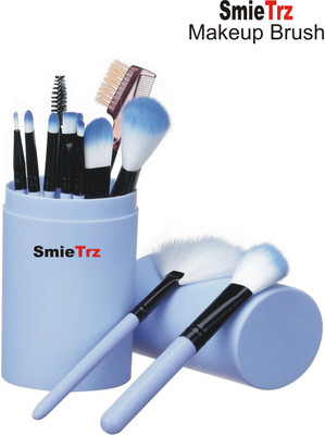 SMIETRZ Makeup Brushes for Foundation Eyeshadow Eyebrow Eyeliner Blush Powder Concealer(Pack of 12)
