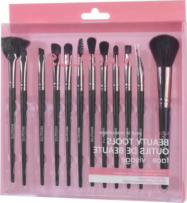 SKINPLUS makeup brushes kit with sponge puff(Pack of 12)