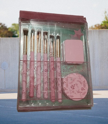 Shreeji Makeover Best Makeup Brush Set A3 with 2 Face Puff(Pack of 1)