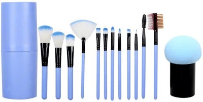 Beautiflame 12pcs Makeup Brush Set Brushes Set Tool with Case Holder 1 Mushroom(Pack of 13)