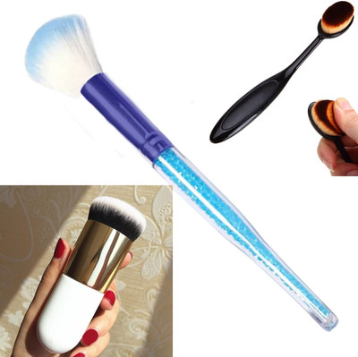 Beautiflame Blusher + Foundation + Concealer Makeup Brush 3pcs(Pack of 3)