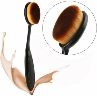 Plethora Make Up Foundation Powder Concealer Oval Blending Brush(Pack of 1)