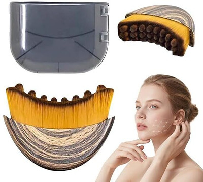 JM SELLER Contour Face Brush for Sculpting & Drainage – Facial Massager for Jawline(Pack of 1)