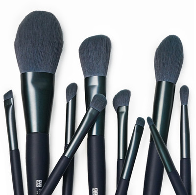 Star Struck By Sunny Leone Makeup Brush Applicator Set of 10 with Pouch(Pack of 10)