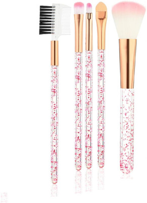 Neycare soft ahir new makeup brush easy to use super perfect pack of 5(Pack of 5)