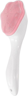 Ashopper Village Silicone Face Scrubber Exfoliating Brush, Manual Handheld Facial Cleansing Brush(Pack of 1)