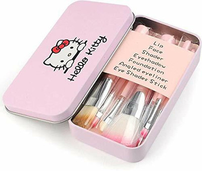 MY TYA Beauty Hello Makeup Brushes set of 7 with Kitty Storage Box(Pack of 7)