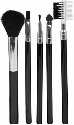 HUDAQUEEN Essential Makeup Brush Set 5-Piece includes face and eye brushes(Pack of 5)