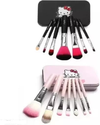SUNPUFF NEW COMBO OF 2 HELLO KITTY MAKEUP BRUSHES(Pack of 2)