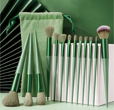 K3NTERPRISES Everyday Makeup Brush Set - 13 Pieces for All Styles(Pack of 13)