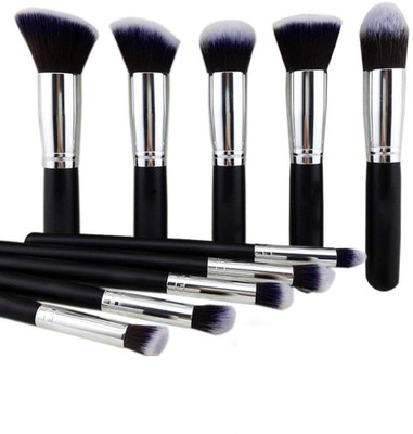 RKTRADER Premium 10-Piece Professional Makeup Brush Set – Face & Eye Brushes(Pack of 10)