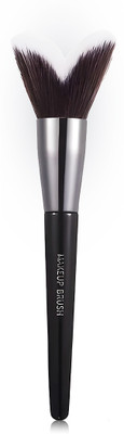 Gleva Jawline Contour Brush, Blush Bronzer Face Makeup Brush Black(Pack of 1)