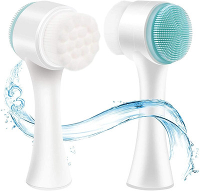 KASHTHBHANJAN 2 in 1 face scrubber brush(Pack of 1)