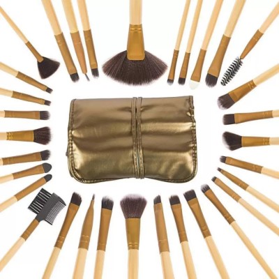 SUBHMUN Multipurpose Makeup Brush Set pack of 24 golden(Pack of 24)