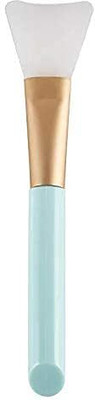 Qalam Kaari Soft Facial Applicator Hairless Silicone Mud Mask Brush- Multicolor(Pack of 1)