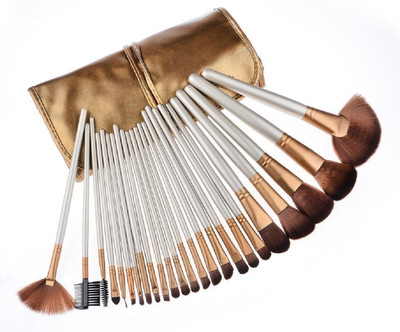 NXGTYA Professional Series Makeup Brush Set With Leather Pouch(Pack of 24)