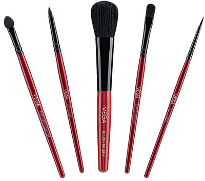 VEGA Makeup Brush Applicator for Women Ideal Face, Eye & Lip Brush, RV-05(Pack of 5)