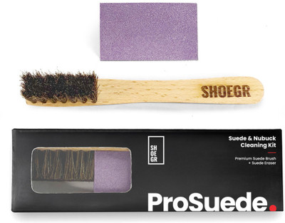 SHOEGR Suede & Nubuck Shoe Cleaning Kit with Eraser Shoe Care Kit(0 ml, Neutral)