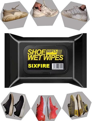 Nivrutti Disposable Shoe Cleaner Wipes Shiner(80 ml, White)