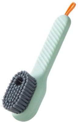 TRINGDOWN Soap Dispensing Cleaning Brush with Handle Scrubbing Reusable Washing Shoe Brush Brush(50 ml, Multicolor)