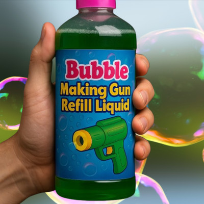 SOMETHING4U Scented Bubble Machine Liquid(500 ml)