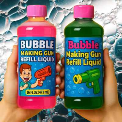 SOMETHING4U Scented Bubble Machine Liquid(500 ml)