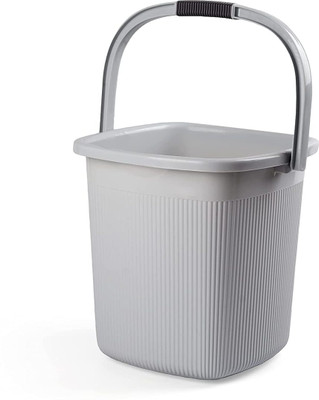 NAYASA 25 L Plastic Bucket(Grey)