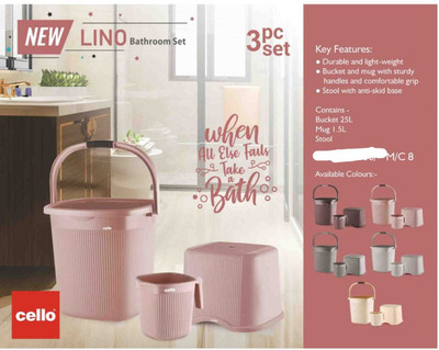 cello 25 L Plastic Bucket