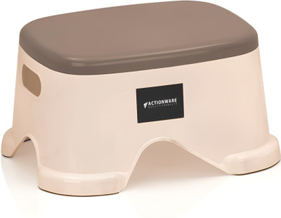 ACTIONWARE Nova Square Plastic Stool for Bathroom Stool(Brown, Pre-assembled) deal from flipkart ACTIONWARE Nova Square Plastic Stool for Bathroom Stool(Brown, Pre-assembled) deal from flipkart