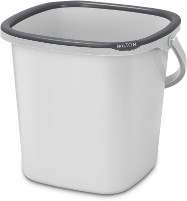 MILTON Swish Plastic Bucket With Handle 25 L Plastic Bucket(Grey)