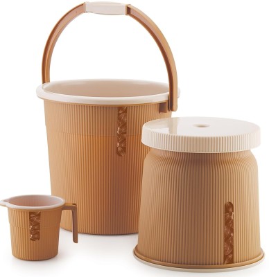 Liza NEWTON 3 LIGHT BROWN R03360 20 L Plastic Bucket(Brown)