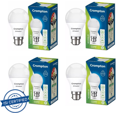 Crompton 9 W Basic Standard B22 LED Bulb(White, Pack of 4)