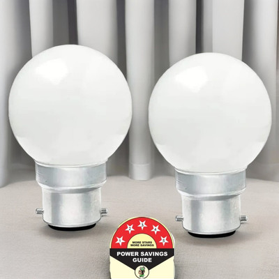 Dunagiri 0 W Basic Standard B22 LED Bulb(White, Pack of 2)