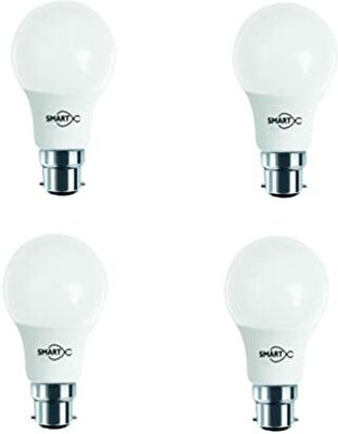 SMARTX 9 W Basic Arbitrary B22 LED Bulb(White, Pack of 4)