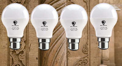mg lights 5 W Basic Arbitrary B22 LED Bulb(White, Pack of 4)