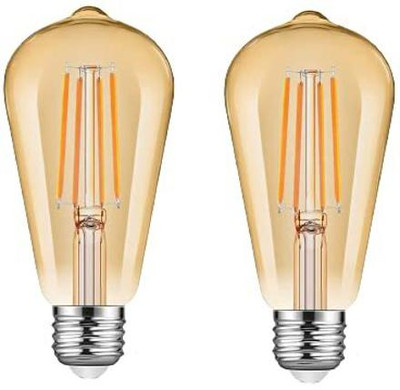 Trust Ware 4 W Basic Standard E27 LED Bulb(Yellow, Pack of 2)