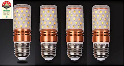 ZOREZA 12 W Basic Standard E27 LED Bulb(White, Pack of 4)