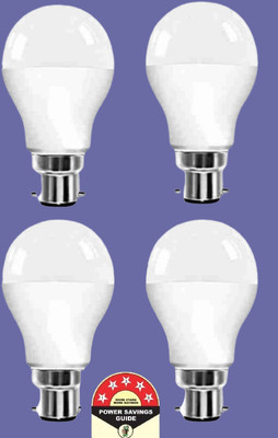 Dunagiri 9 W Basic Round B22 D LED Bulb(White, Pack of 4)