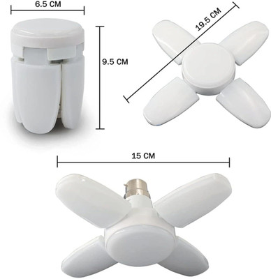 Greonn 30 W Basic Standard B22 LED Bulb(White, Pack of 2)
