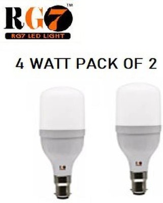 RG7 4 W Decorative B22 LED Bulb(White, Pack of 2)