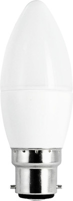 spark world 6 W Basic Candle B22 LED Bulb(Yellow)