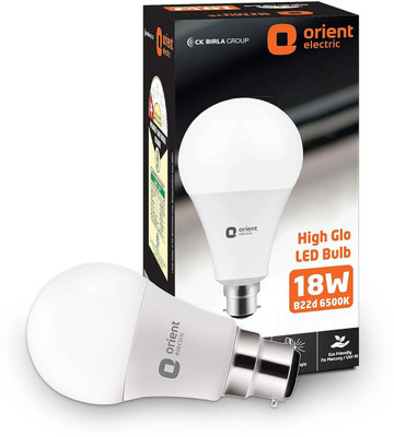 Orient Electric 18 W Basic Round B22 LED Bulb(White)