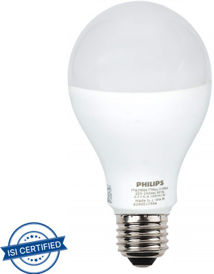 PHILIPS 18 W Basic Round E27 LED Bulb(White)