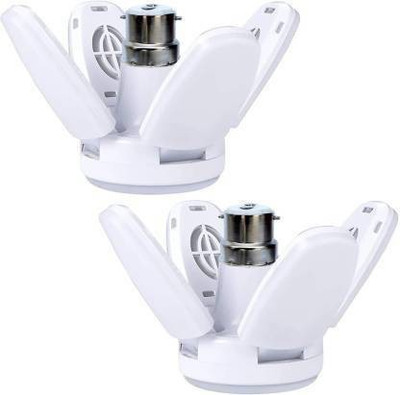 NIHAKA 28 W Basic Round B22 LED Bulb(White, Pack of 2)